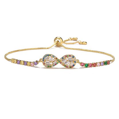 Gold Fatima Hand Charm Bracelet