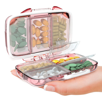 Compact Travel Pill Organizer