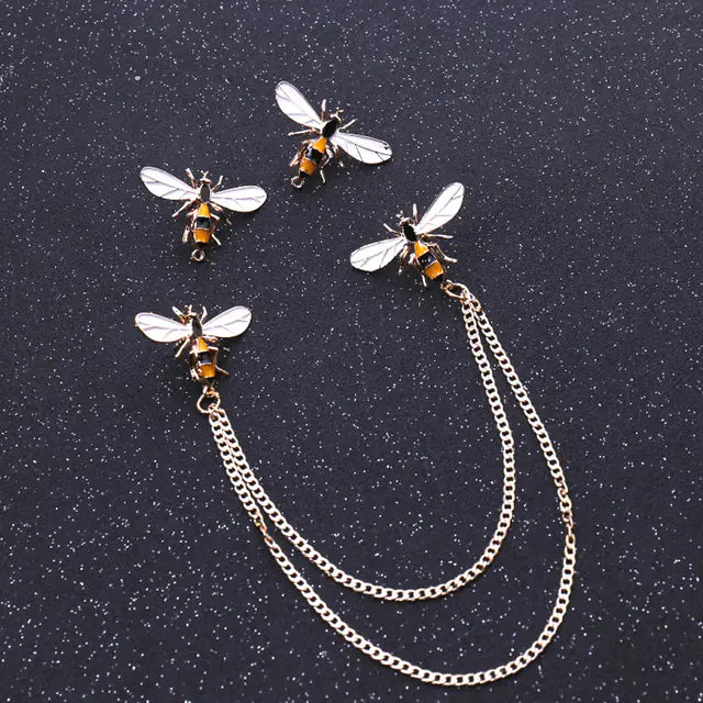 Elegant Bee Brooch Chain