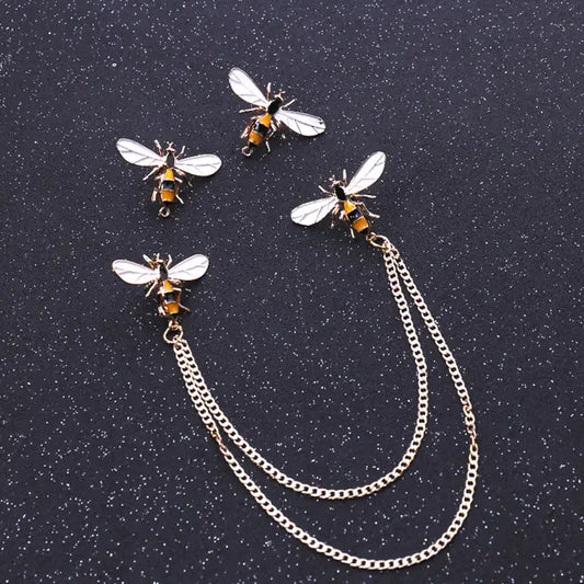 Elegant Bee Brooch Chain