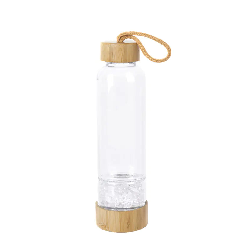 Crystal Quartz Energy Water Bottle