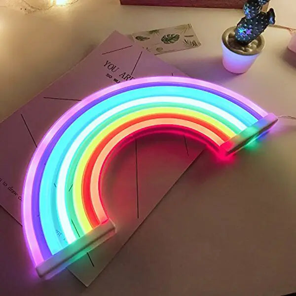 LED Rainbow Neon Wall Light - Popular Design