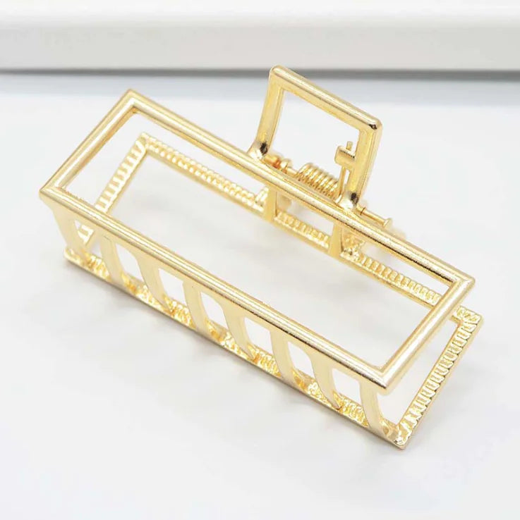 Minimalist Gold Hair Clip