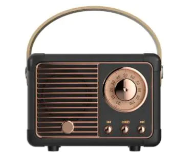 Retro Gold Bluetooth Speaker