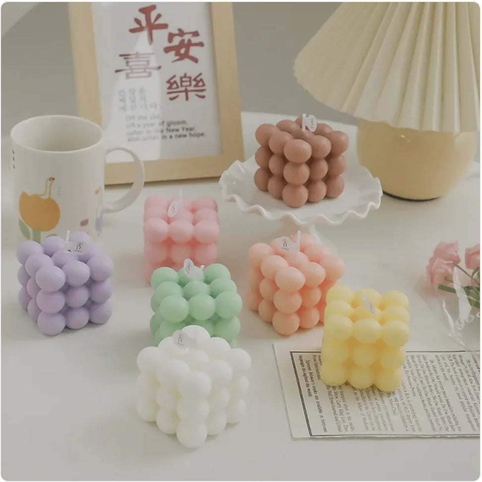 Rubik's Cube Aromatherapy Candle