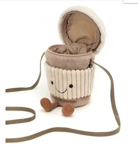 Coffee Cup Crossbody Bag