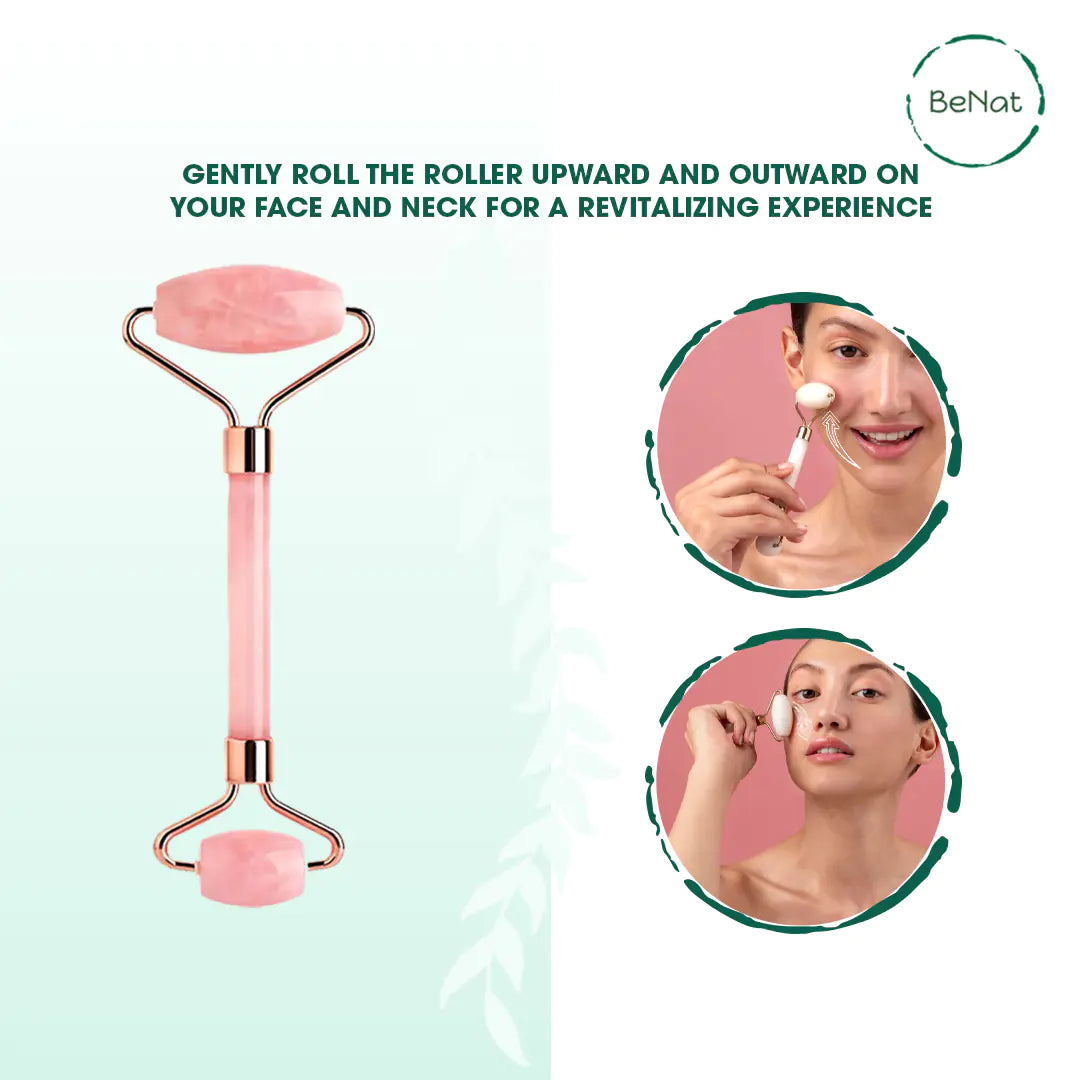 Rose Quartz Facial Roller