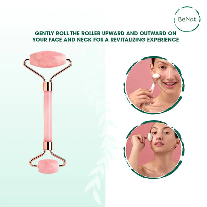 Rose Quartz Facial Roller