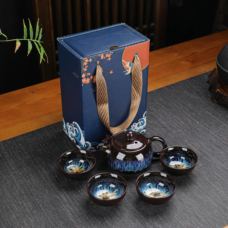 Ceramic Tea Set – 3-Piece
