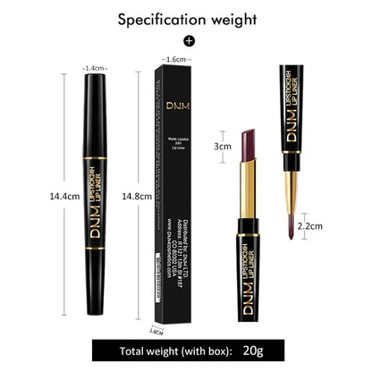 Double-Ended Red Matte Lipstick