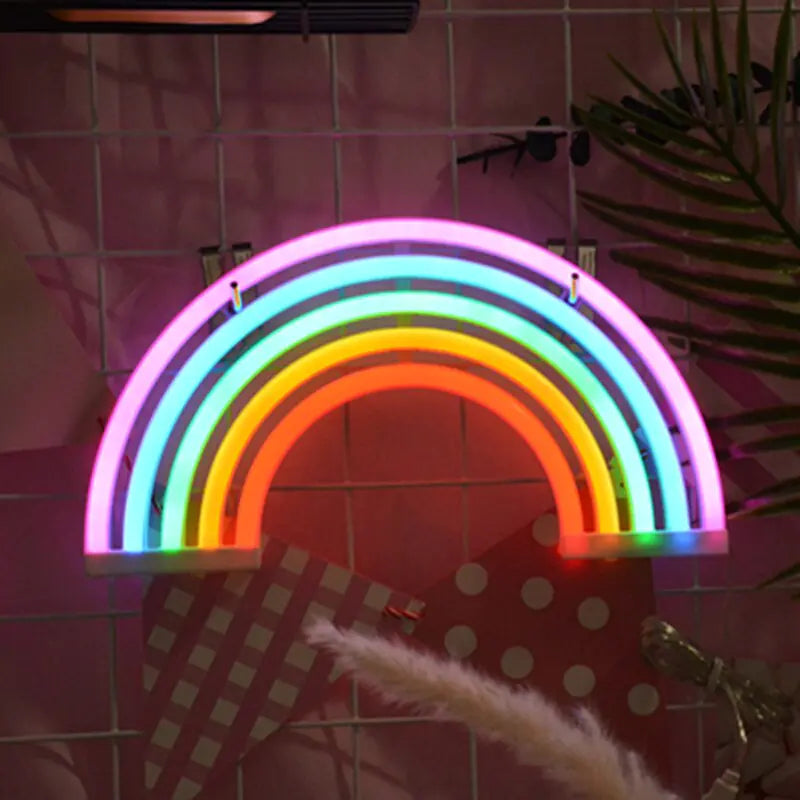 LED Rainbow Neon Wall Light - Popular Design