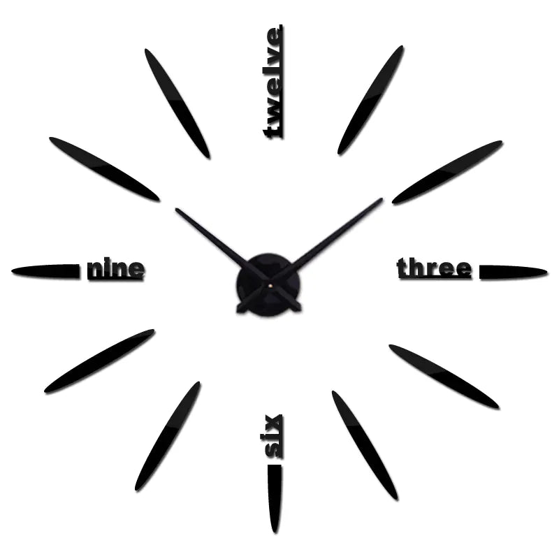 Acrylic Mirror Wall Clock