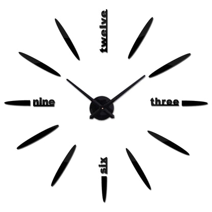 Acrylic Mirror Wall Clock