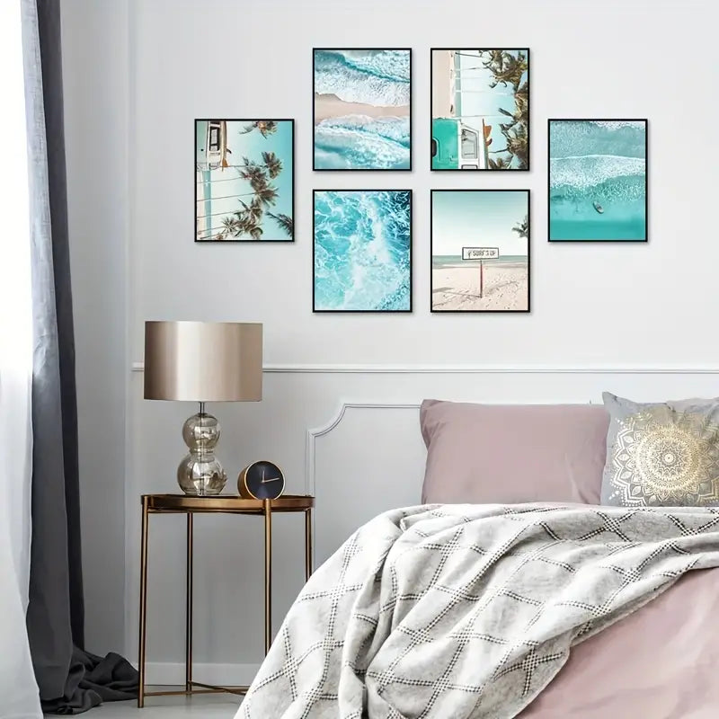 Beach Wall Art Set (6pc)