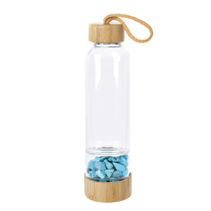 Crystal Quartz Energy Water Bottle
