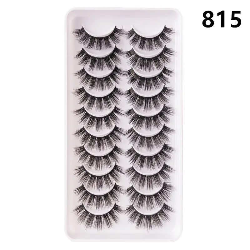Faux Mink Lash Set – Wispy & Reusable (10 Pairs)
