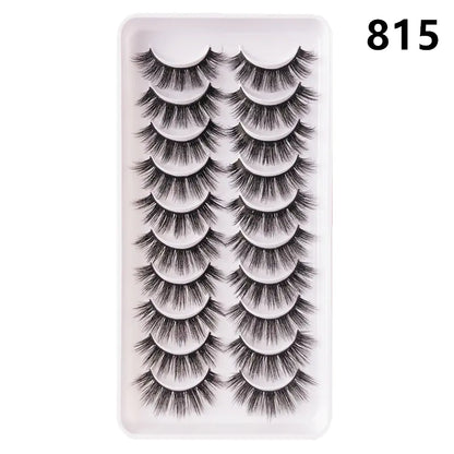 Faux Mink Lash Set – Wispy & Reusable (10 Pairs)