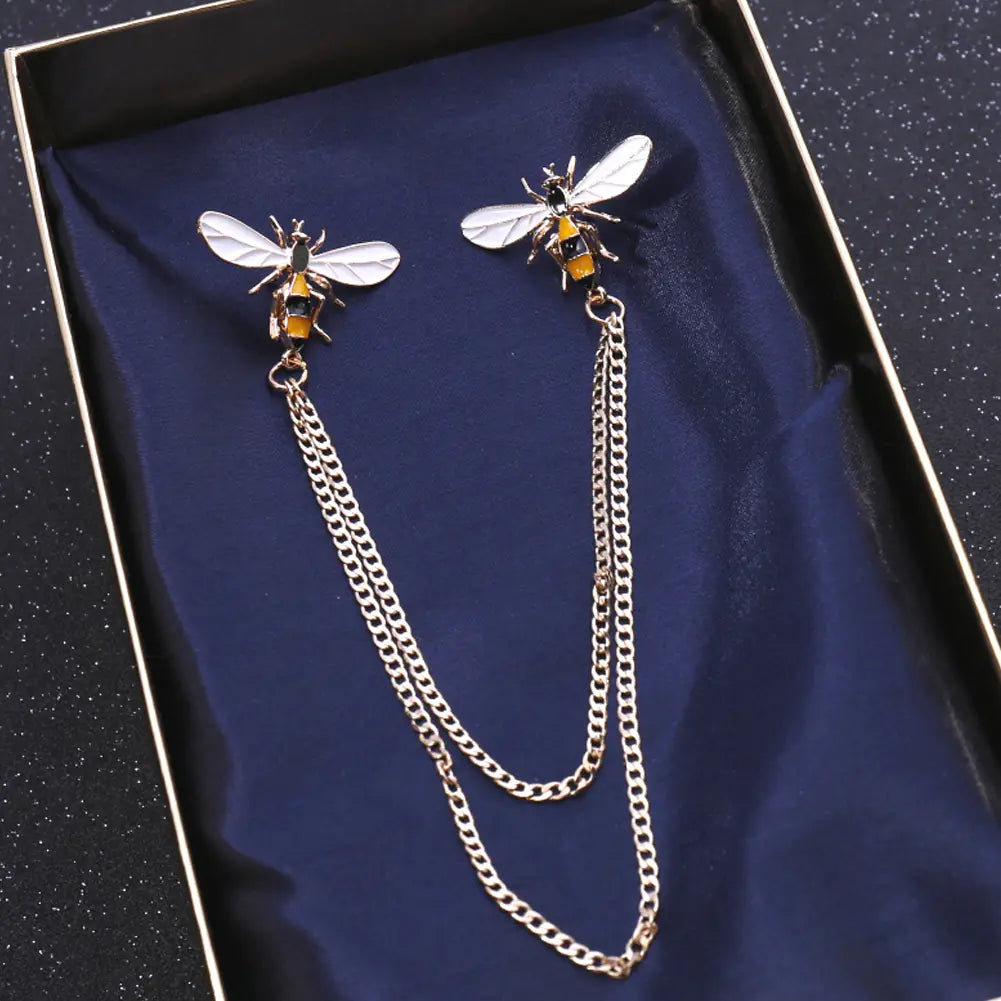 Elegant Bee Brooch Chain