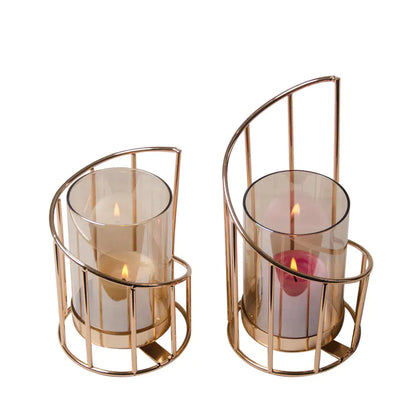 Nordic Geometric Candle Holder