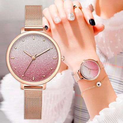 Women's Rose Gold Quartz Watch