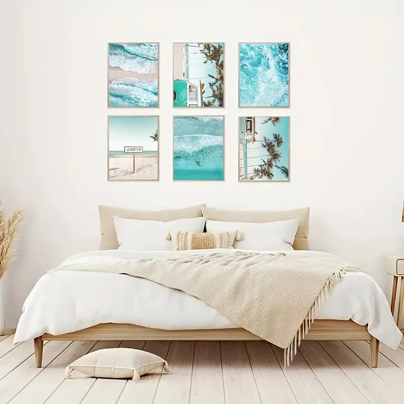 Beach Wall Art Set (6pc)