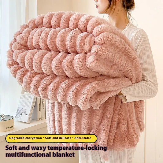 Faux Fur Throw Blanket