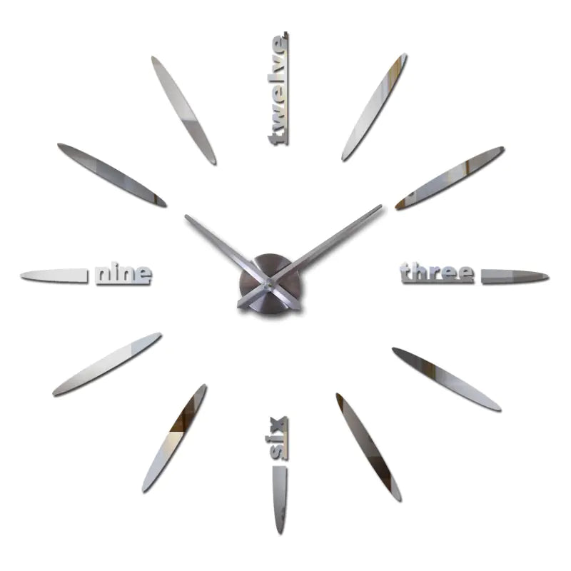 Acrylic Mirror Wall Clock