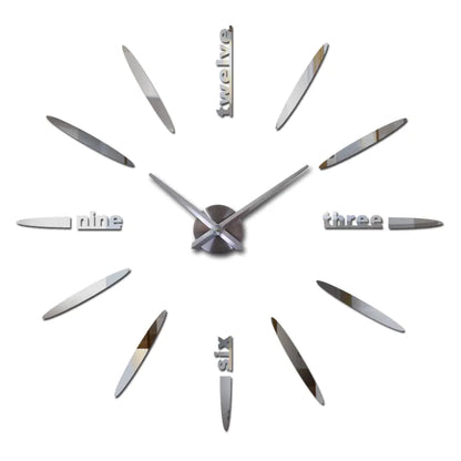 Acrylic Mirror Wall Clock