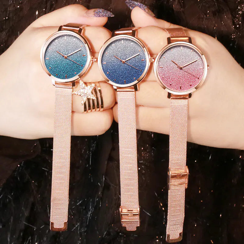 Women's Rose Gold Quartz Watch