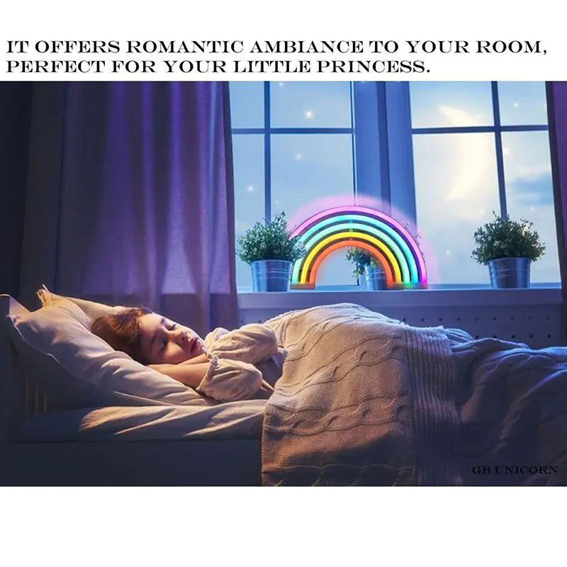 LED Rainbow Neon Wall Light - Popular Design