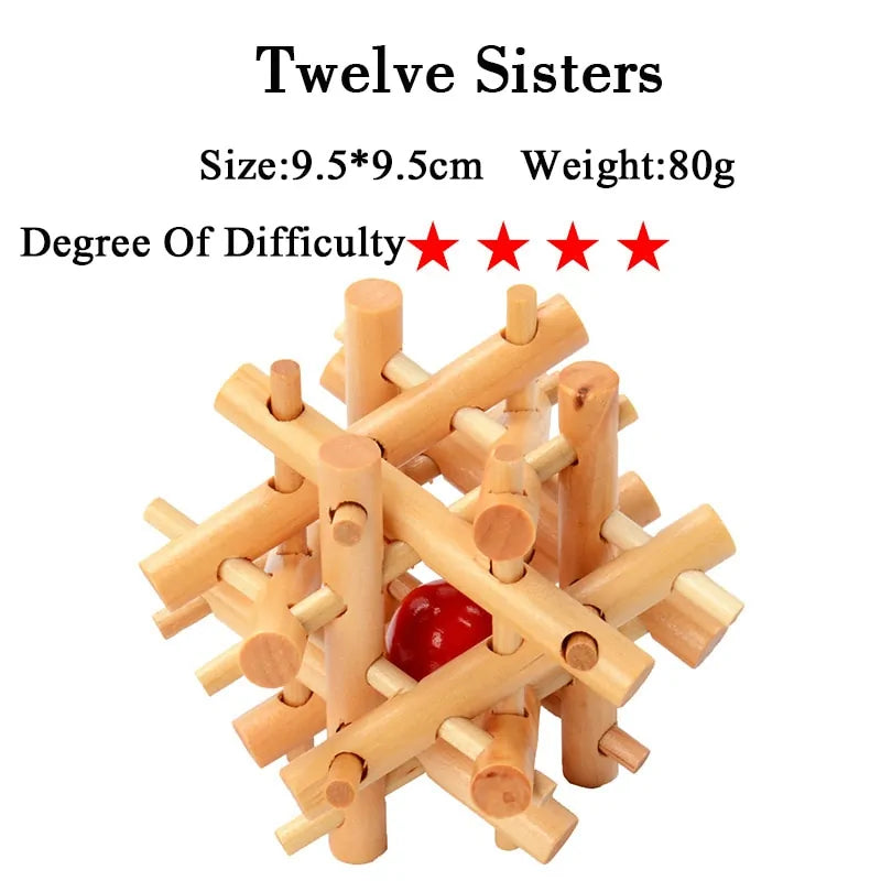 IQ 3D Wooden Puzzle