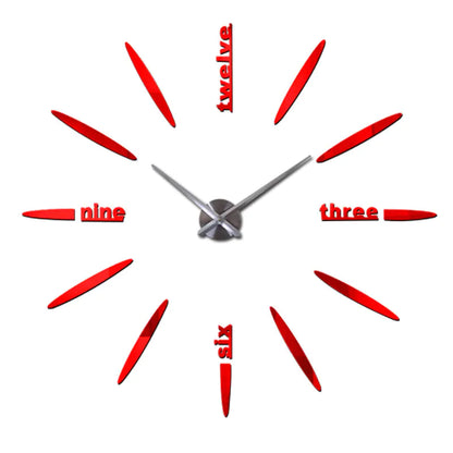 Acrylic Mirror Wall Clock