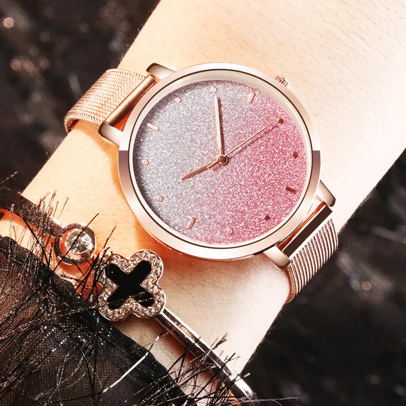 Women's Rose Gold Quartz Watch