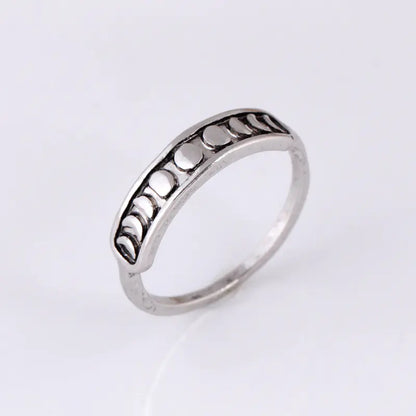 Lunar Eclipse Ring - Moon Phase Jewelry